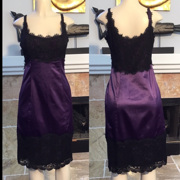 Diane Von Furstenberg Dresses & Skirts - Diane Von Furstenberg Dress Purple Olivette Lace